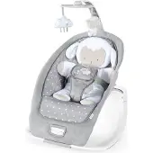 Ingenuity Babywippe, Cuddle Lamb, Faltbar, 3 Liegepositionen, 12 Melodien, Vibration
