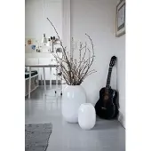 Piet Hein Super Vase H50 Glass/White - , Weiß, Glas