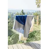 Northern Echo Plaid 130x170 Blue - , Blau, Stoff / Textil
