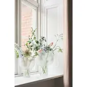 Gejst Nebl Vase Medium Mattiert - , Weiß, Glas