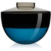 Kartell Shibuya Vase Grey/Fume/Blue - , Grau, Kunststoff