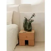 Ferm Living Vase Cueva Dark Sage 37 cm
