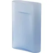 Muuto Vase Ridge Light Blue Frosted Glass 35 cm