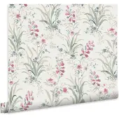 Laura Ashley Vliestapete "Mosedale Posy" geblümt glatt 10mx52cm (ca. 5m2)