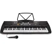 Gear4Music MK-2000 Tragbares Keyboard mit 61 Tasten von