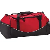 Quadra Teamwear Sporttasche, 55 l BC794 (Einheitsgröße) (Rot/Schwarz/Weiß)