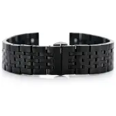 Pacific Armband Modell 4 – schwarz – 22 mm