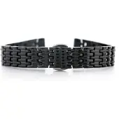 Pacific Armband Modell 1 - schwarz - 14 mm