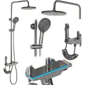 REA Savio Led Tytan Duschset Sku -P8412