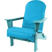 Aspero Gartenstuhl Adirondack mit Auflage