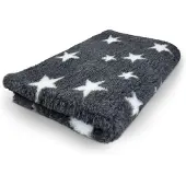 Vetbed Vet Bed 100 x 75 cm anthrazit weiße Sterne
