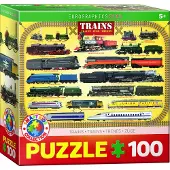 Eurographics Puzzle Züge 100 Teile 100 Teile - NEU