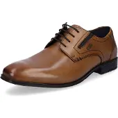 s.Oliver Herren Leder Schnürschuh cognac braun
