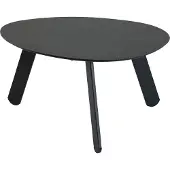 Lesli Living Indoor & Outdoor Beistelltisch "Tiki" oval schwarz