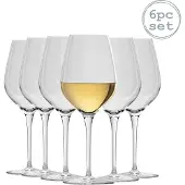 Bormioli Rocco Rocco Inalto Tre Sensi Medium Weingläser Set - 430ml - Packung mit 6