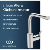 Ideal standard Alero Küchenarmatur D-Form Chrom