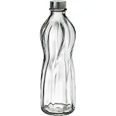 Bormioli Rocco Aqua Flasche 75cl m. Metallschraubverschluss - 6 Stück