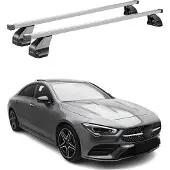 Menabo Dachträger Grundtäger für Mercedes CLA C118 2019-2025 75kg Stahl Grau 2x