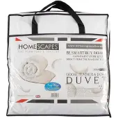 Homescapes Kinder Sommerbettdecke 120x150 cm – Gänsefedern & Daunen, Wärmeklasse 2