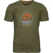 Pinewood Moose Kids T-shirt h.olive (713) 140