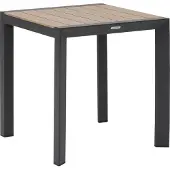 Hespéride Gartentisch "évasion" holzeffekt honey &amp graphite 2-sitzer lates aus aluminium -