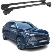 Omac Dachträger für Honda HR-V 2020-2025 Gepäckträger Grundträger Alu Schwarz 2x