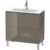 Duravit L-Cube Waschtischunterbau stehend, Compact, 2 Auszüge, 820x704x391mm, LC667408989
