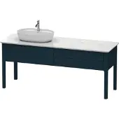 Duravit Waschtischunterschrank Luv 173,3x57x74,3cm, 2 AZ, st, L, bl s-matt