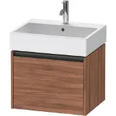 Duravit Ketho.2 Wastafelonderkast 58,4x46x44 cm Mat Noten