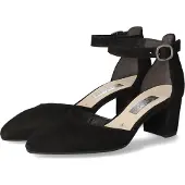 Gabor Spangenpumps Damen Rauleder Schwarz Größe: 61/2