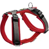 Hunter Geschirr Maldon Rot/Grau L