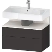 Duravit Waschtischunterschrank Qatego 79x47x59cm, w m/Gr m, 1 Kast, m Nischenb