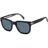 David Beckham DB 7118/S Herren-Sonnenbrille Vollrand Quadratisch Acetat-Gestell, schwarz