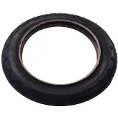 Burley Travoy Ersatzreifen 12,5" x 2" Schwarz - Komplett mit Achse & Schlauch.