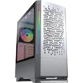Cougar Gehäuse Midi-Tower MX430 Air ARGB, Weiß, Midi Tower, PC, Weiß, ATX, micro ATX, Mini-ITX, Gaming, HDD, Leistung
