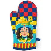 Excelsa Ofenhandschuh Sicilian Rhapsody Baumwolle 32x18 cm Mehrfarbig