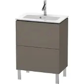 Duravit L-Cube Waschtischunterbau stehend, Compact, 2 Auszüge, 620x704x391mm, LC667309090