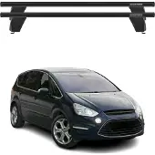 Menabo Dachträger Grundträger für Ford S-Max 2006-2015 Querträger Schwarz