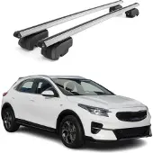 Omtec Dachträger Gepäckträger für Kia Xceed 2019-2025 Querträger ABE Alu Grau 2x