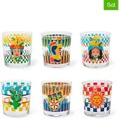 Excelsa Set mit 6 Wassergläsern Sicilian Rhapsody Glas 35 cl Bunt