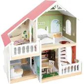 Small Foot Puppenhaus mit Dachterrasse, Holz