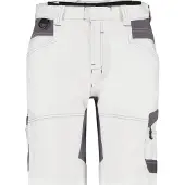 Dassy Stretch-Malershorts Axis Women 250092 PESCO41 Gr. 38 weiß/anthrazitgrau