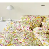 Elegante Mako-Jersey-Bettwäsche-Garnitur Tulpe Jersey Farbe Weiss Größe 155x220+40x80