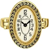 Bulova Art Deco Ring 97L188 Damenarmbanduhr