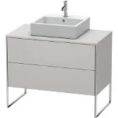 Duravit Waschtischunterbau XSQUARE 778x1000x548mm nordic weiß seidenmatt 778 x 1000 x 548 mm nordic weiß seidenmatt