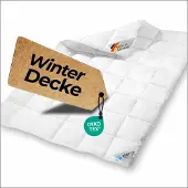 Etérea Himmlische Qualität etérea Bettdecke Frieda Winterdecke 155x220 warm - Steppdecke Germany - Ganzjahresdecke 155x220cm