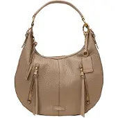 Marc O'Polo Leder Schultertasche Umhängetasche Philine Hobo Bag Earthy Taupe