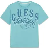 GUESS T-Shirt L6GI13 K8HM4 Hellblau Regular Fit