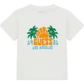 GUESS T-Shirt N6GI09 K8HM4 Weiß Regular Fit