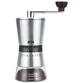 Ilsa Manuelle Kaffeemühle aus Edelstahl 18/10 und Borosilikatglas